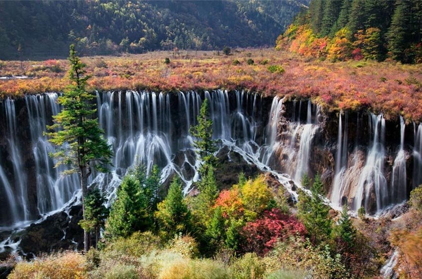 Водопад Нуорилан - Китай, долина Цзючжайгоу